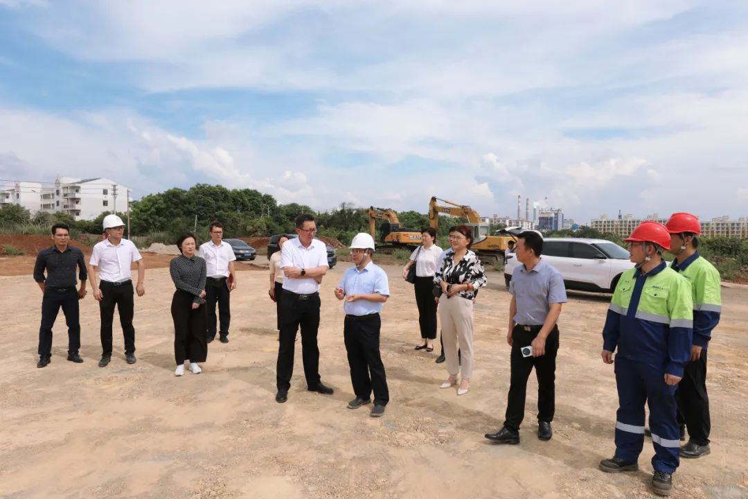 海南省工信廳到海南礦業(yè)督導(dǎo)氫氧化鋰項(xiàng)目建設(shè)